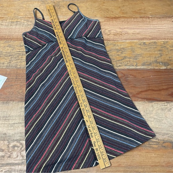 Royal Robbins Womens size Medium Striped Strappy Tank Dress Athleisure - Picture 4 of 8